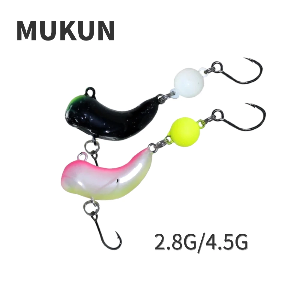 MUKUN  mini VIB lure 2.8g 4.5g sinking wobblers Fast moving Z-pose fishing lure hard baits for Trout Bass Perch Fishing Tackle