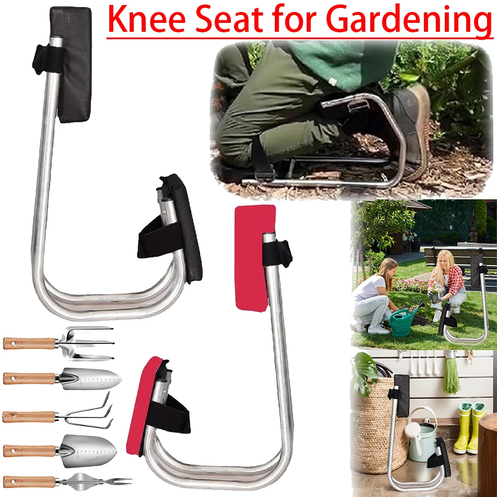 Portable Garden Kneeler Seat Protecting Knees Garden Stool Chair Wearable Garden Kneeling Pad Labor-Saving Tools for Farm Work