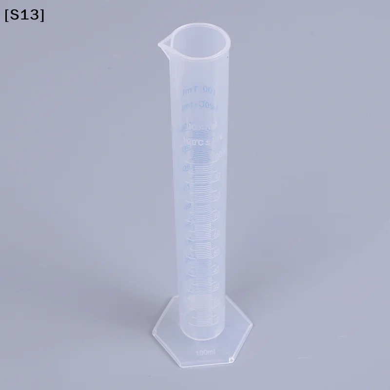 100ml measuring cylinder blue scale acid and alkali resistant measuring cylinder[Q]Q@