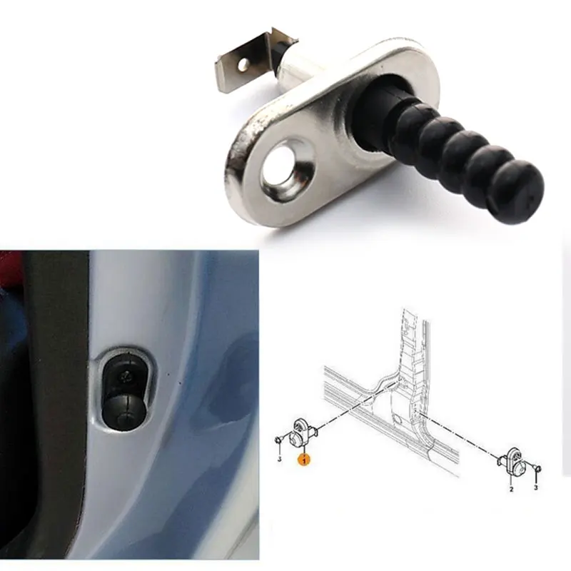 Universal Adjustable Car Engine Truck Boat Light Hood Door Alarm Bonnet Switch Plastic and Metal 5.5*7*3cm