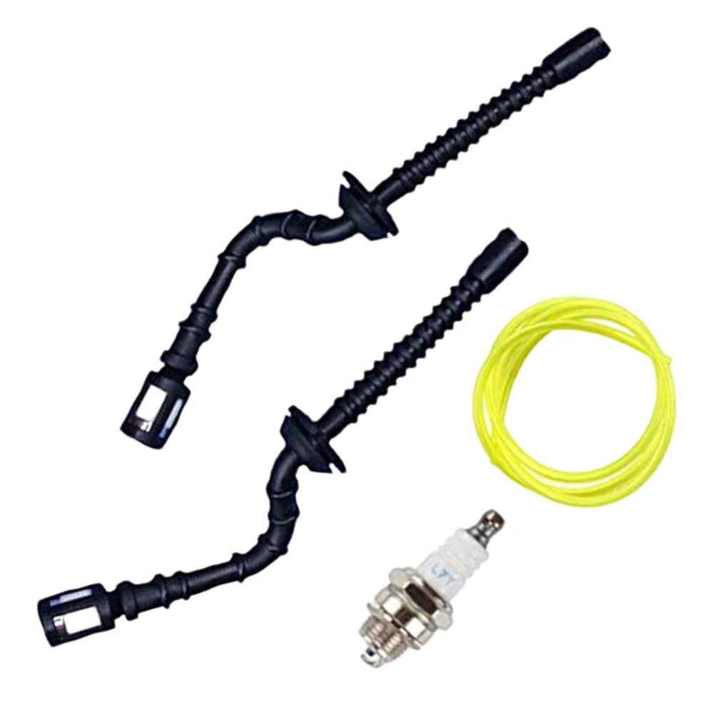 Black for chainsaw Fuel Line Kit High-strength Rubber Material Steady Fuel Supply Support for chainsaw Engine Repair