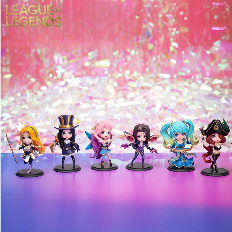 Bandai CALS POP Bandai League of Legends Q-Edition Lucky Box Handmade Doll Female Character Game Gift Decoration