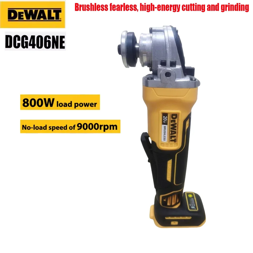 

New Dewalt DCG406 125/100mm cordless brushless angle grinder 9000RPM cutting machine polishing machine, 20V lithium battery