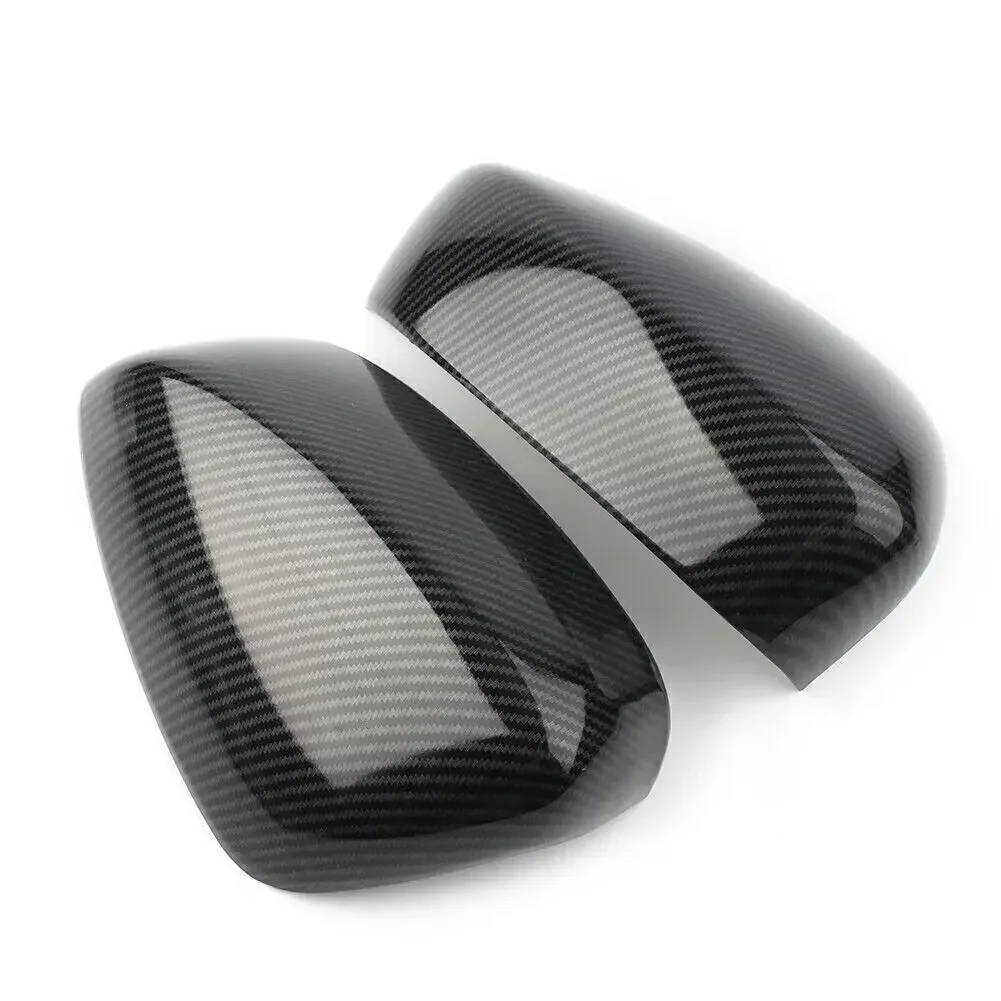 For Mazda 3 Axela 2014-2023 Car Rearview Side Mirror Cover Wing Cap Exterior Door Housing Shell Trim Sticker ABS Carbon Fiber