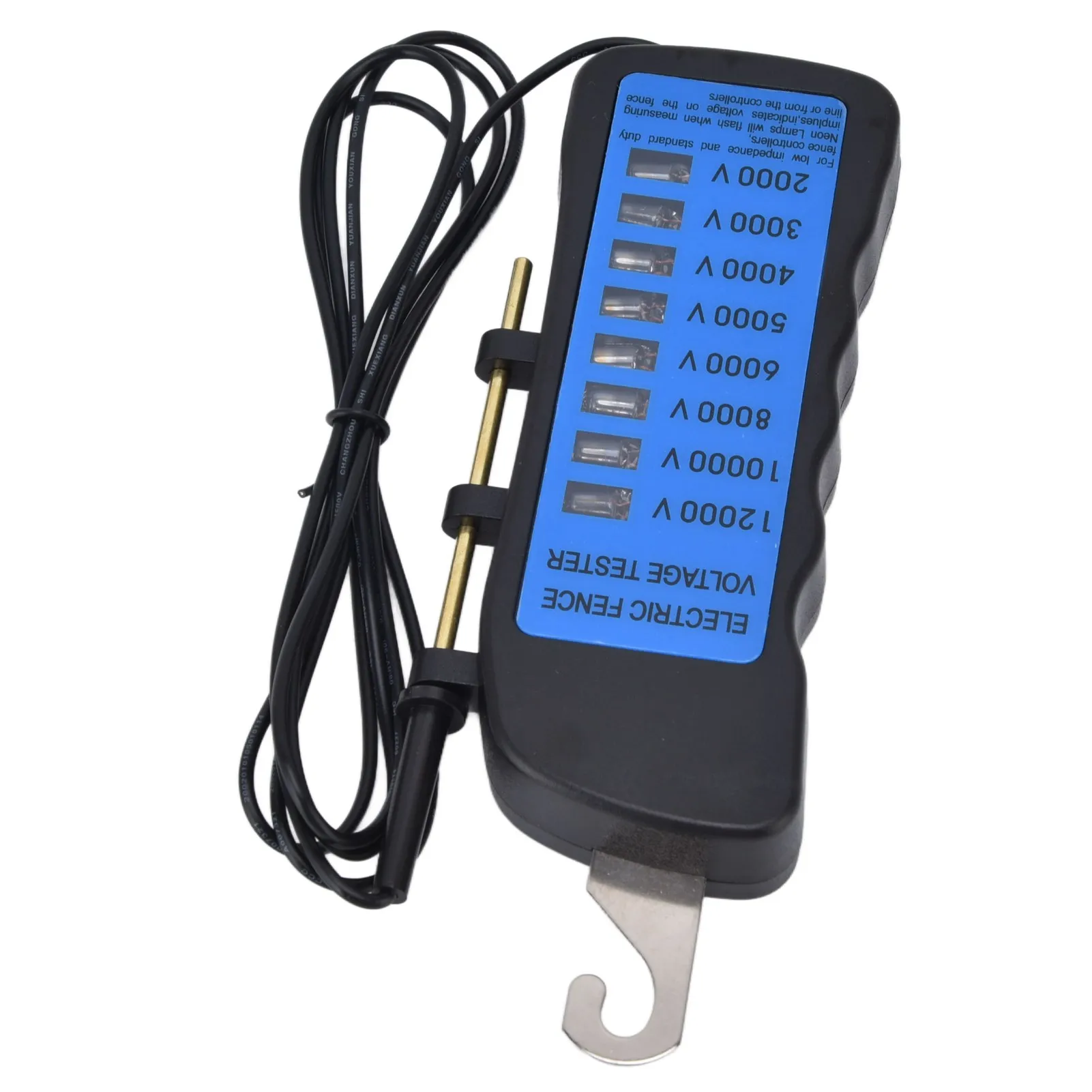 12KV Neon-Zaun-Spannungstester 2000 bis 12000V 8 Neon-Anzeigeleuchten Wasserdichter Zaun-Tester für Bauernhöfe Zaun-Spannungstester – Detail 7