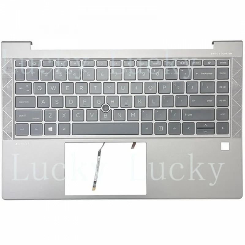 

f New For HP EliteBook 840 G7 G8 Zbook Firefly 14 G7 Palmrest Keyboard w/Backlit