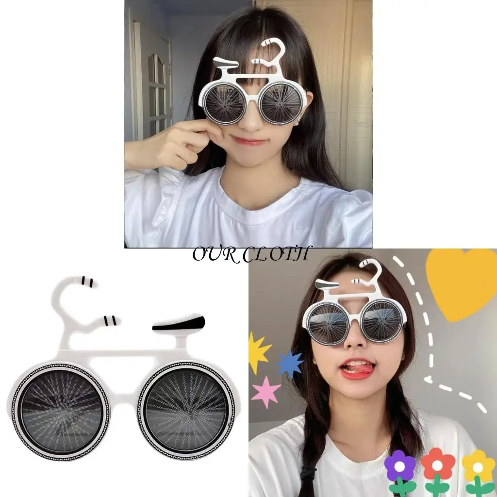 

Novelty Funny Glasses Party Glasses Sunglass Bicycles Eyes Glasses Bike Eyewear Y1AC