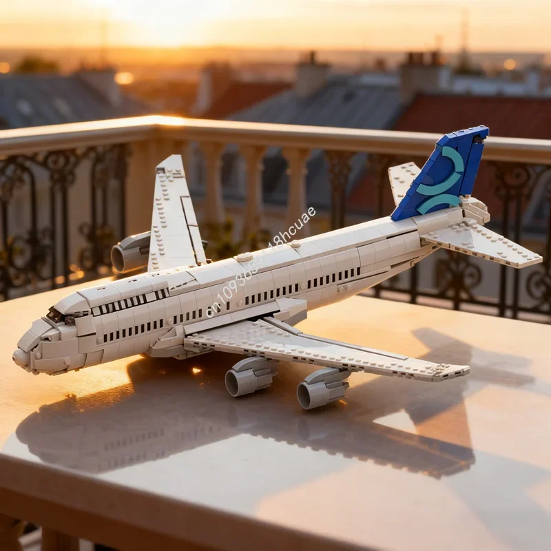 

1292 детали MOC: Конструктор Boeing для сборки, развивающий творческие способности, обучающий, идеальный подарок на Рождество и День рождения