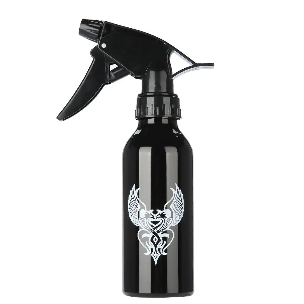 250ML Professional Aluminum Tattoo Spray Bottle - Green Algae Cleaning Squirt for Pigment & Blue Soap