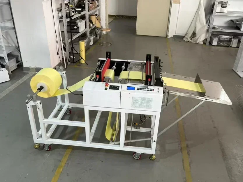 Best Seller Fully Automatic Cutting Machine for Flocked Fabrics A4 Copper Roll Tape Cutting Machine