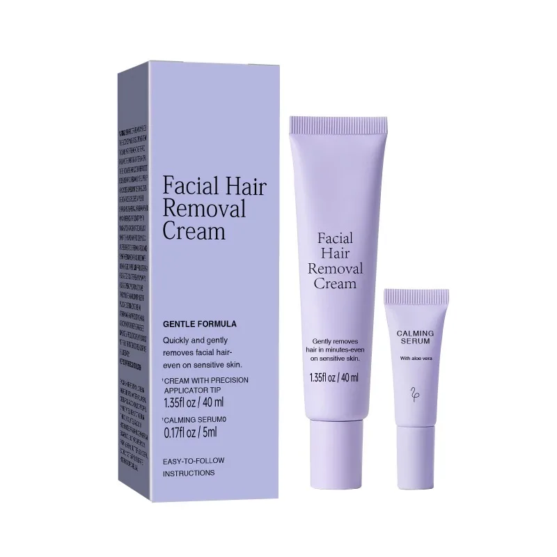 مجموعة كريم إزالة الشعر اللطيف من Cyperus Rotundus، مجموعة زيت العناية بالجسم غير المهيجة، إزالة الشعر غير المؤلمة