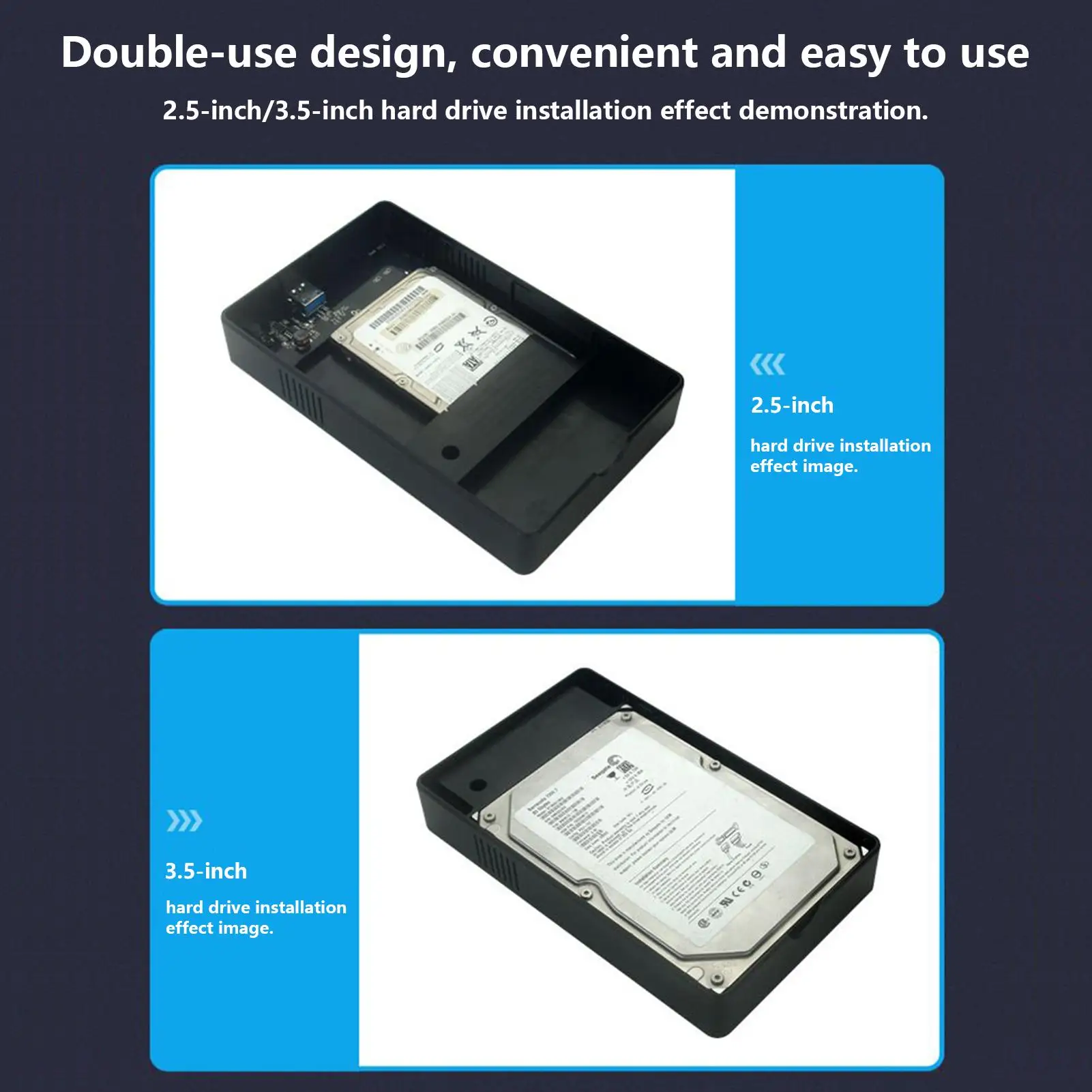 

Hard Drive Expansion Disk 5Gbps Transfer External USB 3.0 Backup Drive Expansion For Computer Laptop Desktop PC Video Music Data