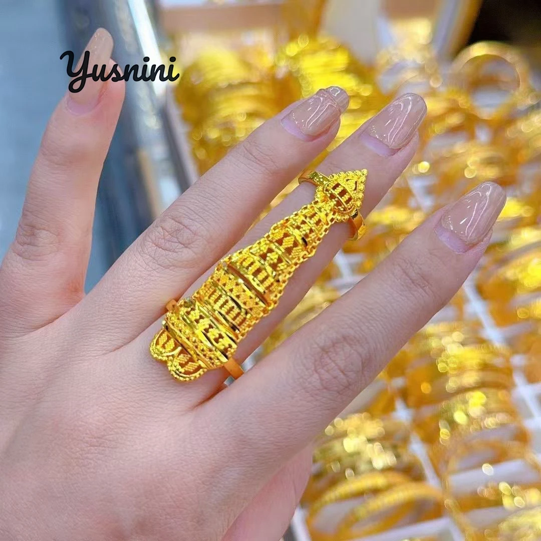 

Dubai 24K Gold Plated Foldable Fashion Ring YY10931