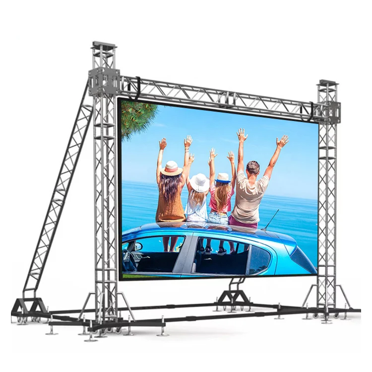 curved creative splicing special shape screen IndoorOutdoor P391mm Pixel Pitch  Video IP65 Standard for Church Stage
