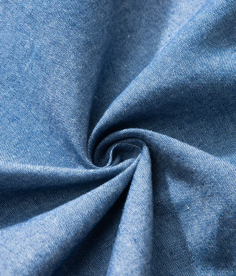 OKONKWO Jugend-Chambray-Oxford-Langarmhemd im europäischen Stil, Outdoor, Trekking, Klettern, Reisen, Sport, Western-Bluse, Arbeitskleidung – Detail 27