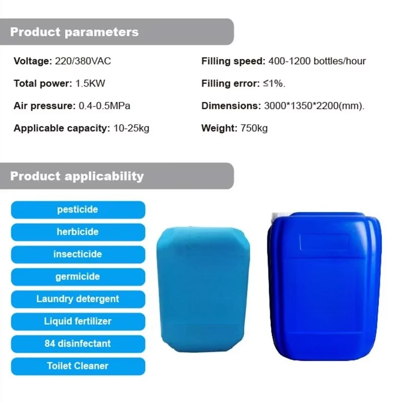 Factory Price Automatic Corrosive Liquid Sulfuric Hydrochloric Acid Pvc Brush Aluminium Bottle 2/4/6/8 Heads Filling Machine