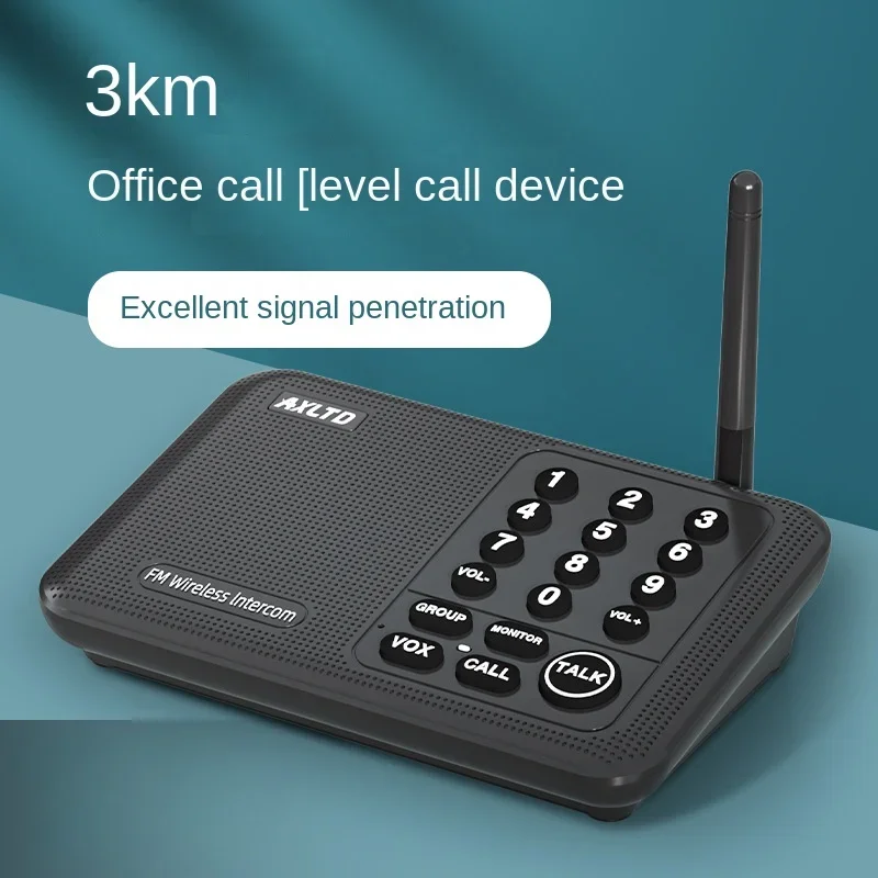 Call All Wireless Intercoms System for Home House Business Office 1 Mile Range Room To Room Intercom Communication