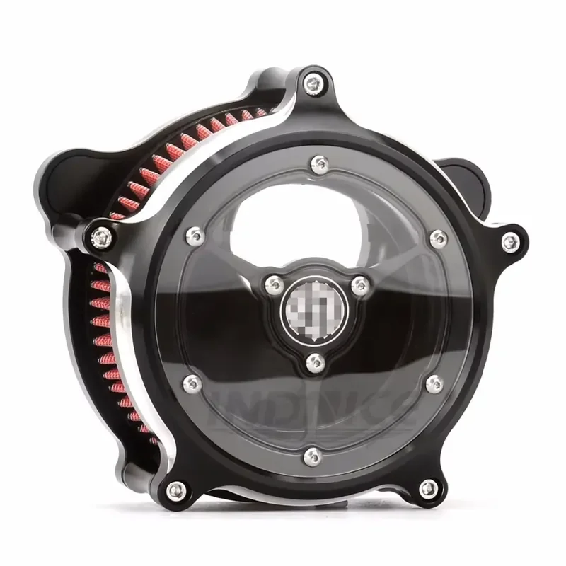 Edge cut clarity see through air intakes for softail Boy air filter for FLHR touring road King sportster 883 1200