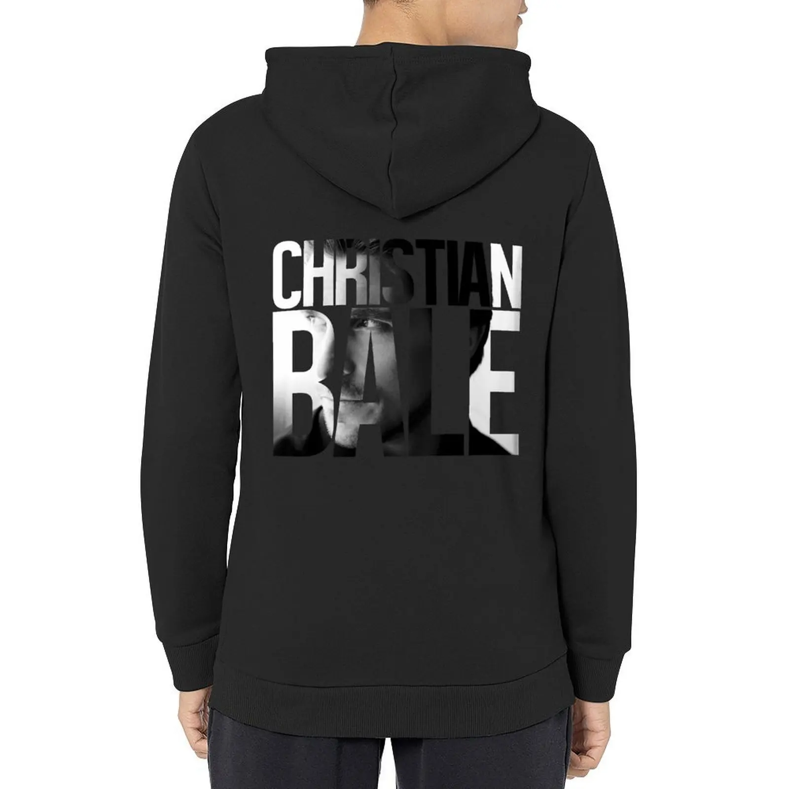 كريستيان بيل هوديي الملابس الجمالية الرجال ملابس الخريف ملابس الخريف ملابس رجالية هوديي رجل