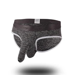 Men Sexy Underwear Long Penis Sheath Elephant Trunk Briefs Underpants Male Soft Pantes Hombre Cueca