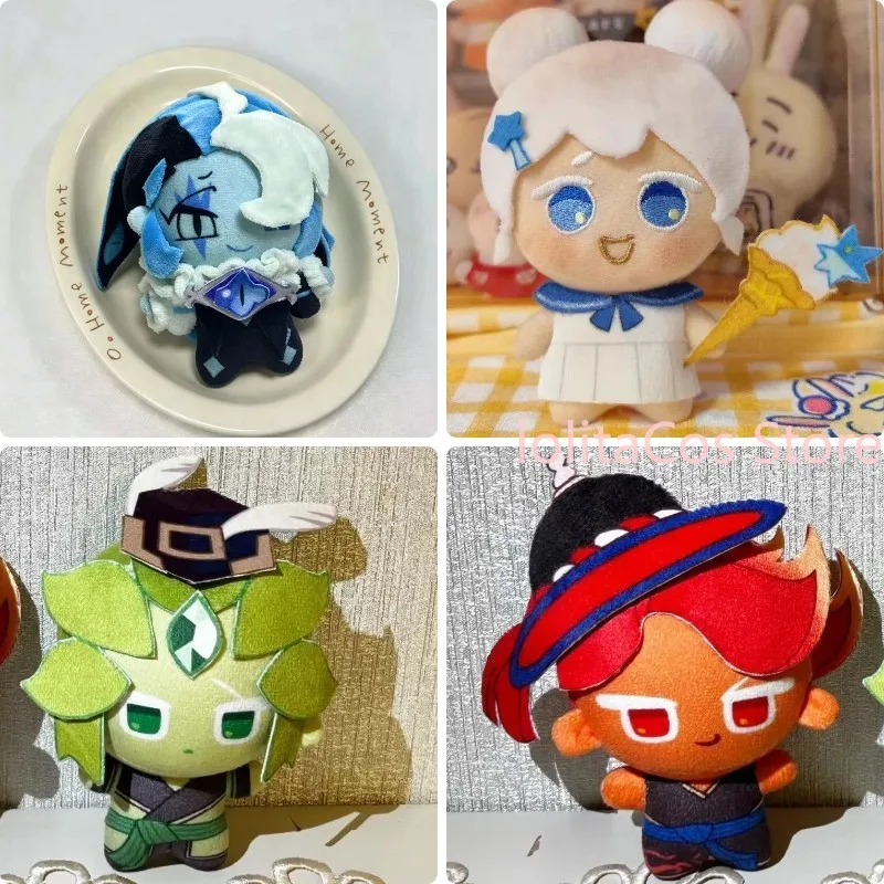 Плюшевая кукла-брелок Cookie Run: Kingdom Shadow Milk Cookie Wind Archer, аниме-игрушка, подарок на день рождения, Рождество