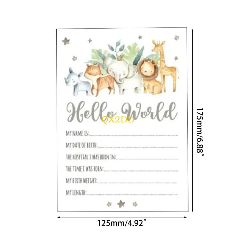 QX2D Baby Month Sticker Marmal Milestones Memorial Monthly Photography for Newborn Infant Girls Boys Photo Photo Photo Higor #6