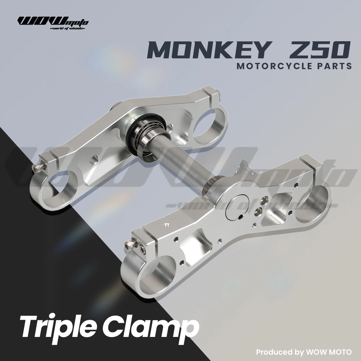 

Тройная рулевая стойка Mini Moto для Monkey Z50 | Рулевой узел передней вилки в сборе с креплением | Детали рулевого управления мотоцикла