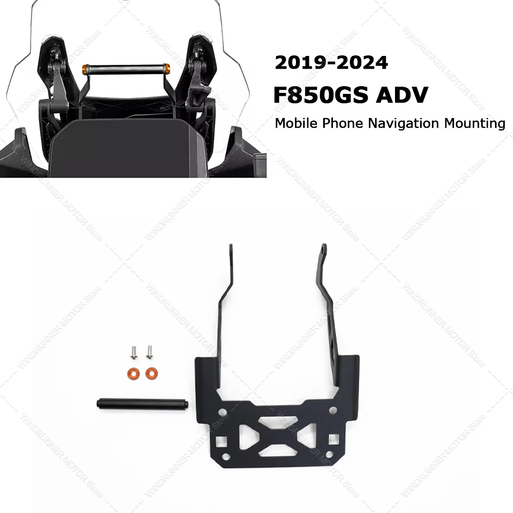 

For F850GS ADV 2019-2024 F850GS 2023 2024 F850GS ADV Motorcycle Accessories Mobile Phone Navigation Bracket Phone Holder