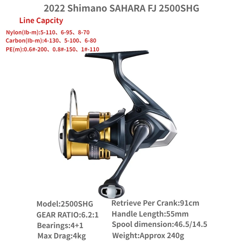 reel shimano sahara 5000 Inc. Compact Fi SHC5000XGFIC Spinning 24Lb/Clam Pack : Sports & Outdoors Significantly improved wound sensitivity for lure fishing etc Shimano SHC5000XGFJ Sahara 5000 Spinning
