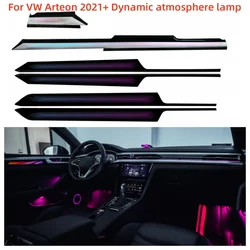 For VW Arteon 2021+ Volkswagen Dynamic Atmosphere light 1:1 mold star panel screen controls ambient light flow and change color