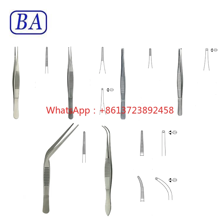 

Medical dressing tweezers/dissection forceps/dressing forceps