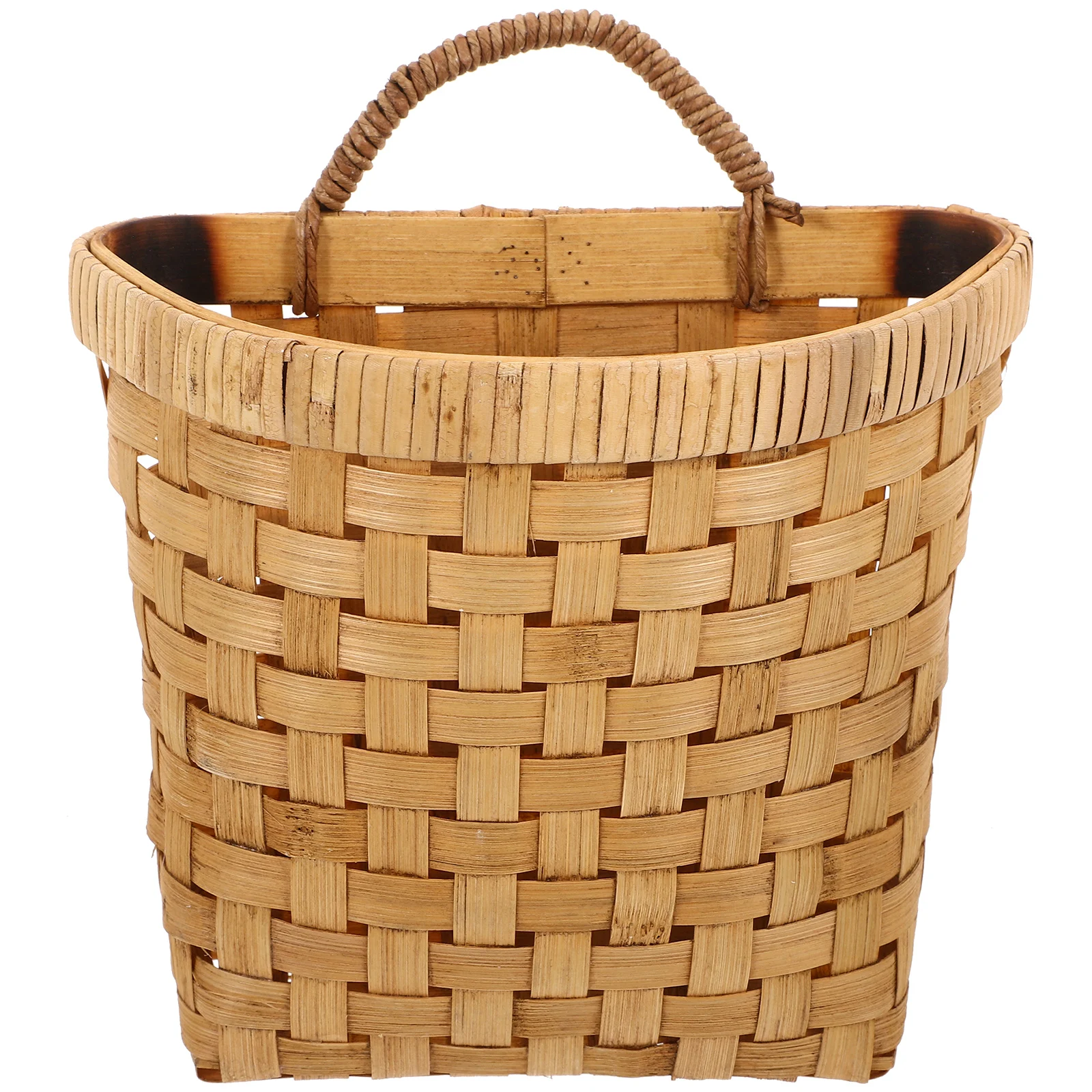 

Hanging Storage Woven Hanging Organizer for Kitchen Wall Mounted Onion Garlic Basket Space-Saving Jute Plant for Storage
