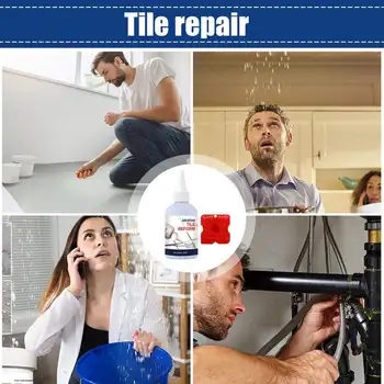 Sada na opravu spárovací hmoty na dlaždice, víceúčelový krém proti plísním 100 ml, nástroj na opravu spárovací hmoty na dlaždice, nástěnná a podlahová keramická stavební hmota 8 nejlepší prodej reforma dlaždic - №1