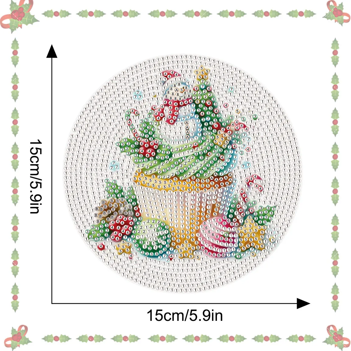 3-Piece Cupcake Diamond Placemat Kit 2