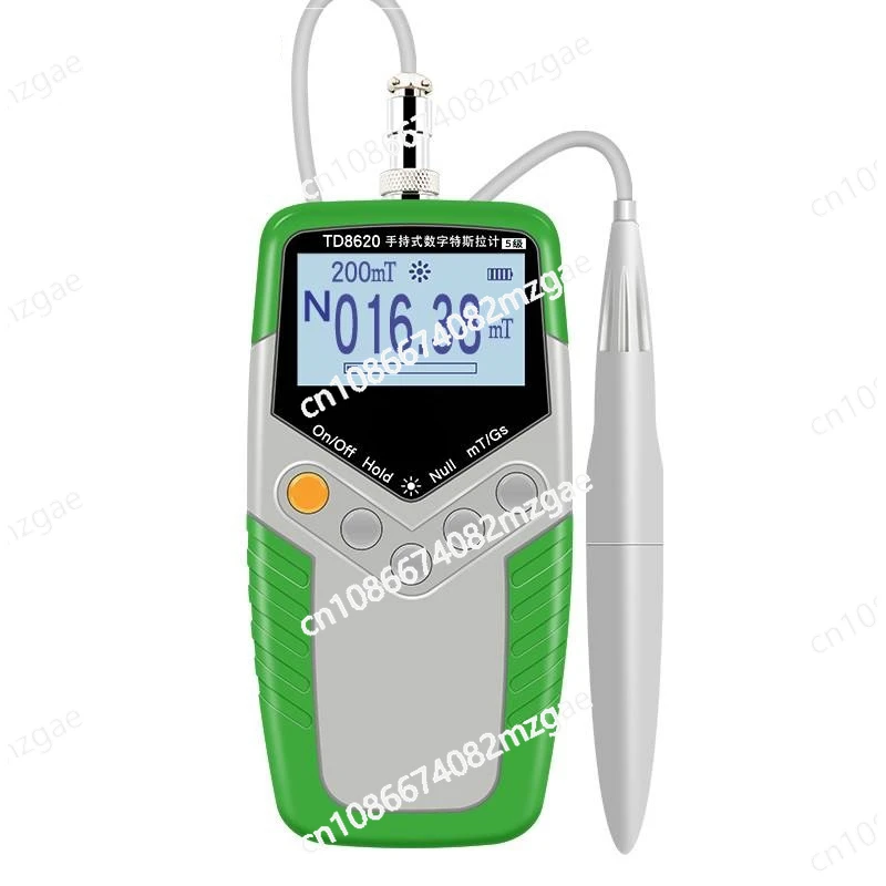 Tianheng Gauss Magnetometer TD8620 Handheld Digital Tesla Meter Magnetic Field Detector Magnetometer