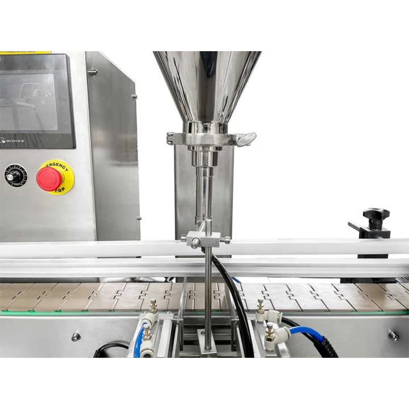 DF-BS 50g-500g Automatic Powder Filling Machine with Weighing Auger Filler for Coffee Flour Spice Cocoa | Desktop Use