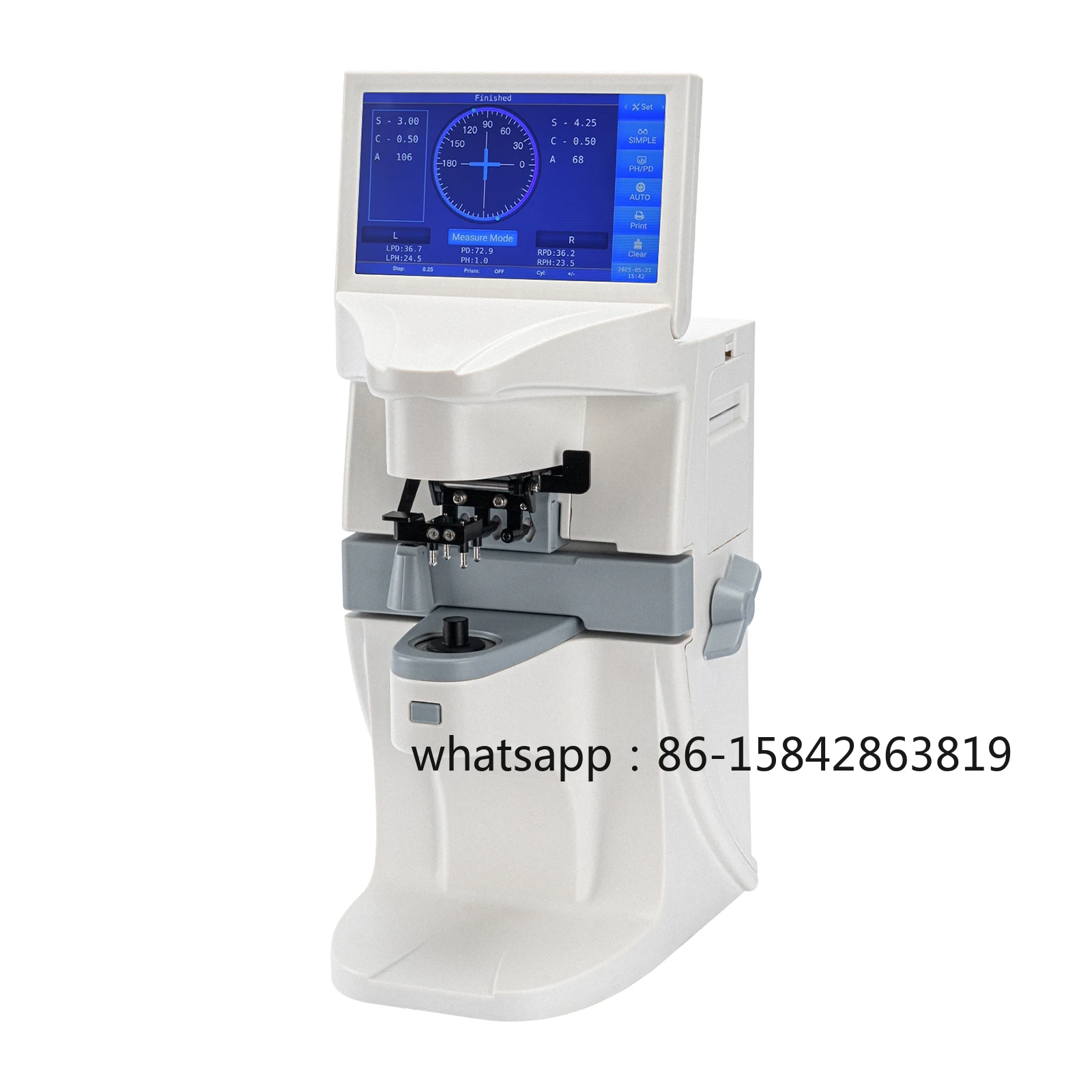 AIST Brand New Coming Digital Auto Lens Meter 7 Inch Touch Screen Uv Pd Printing Focimeter Lensometer