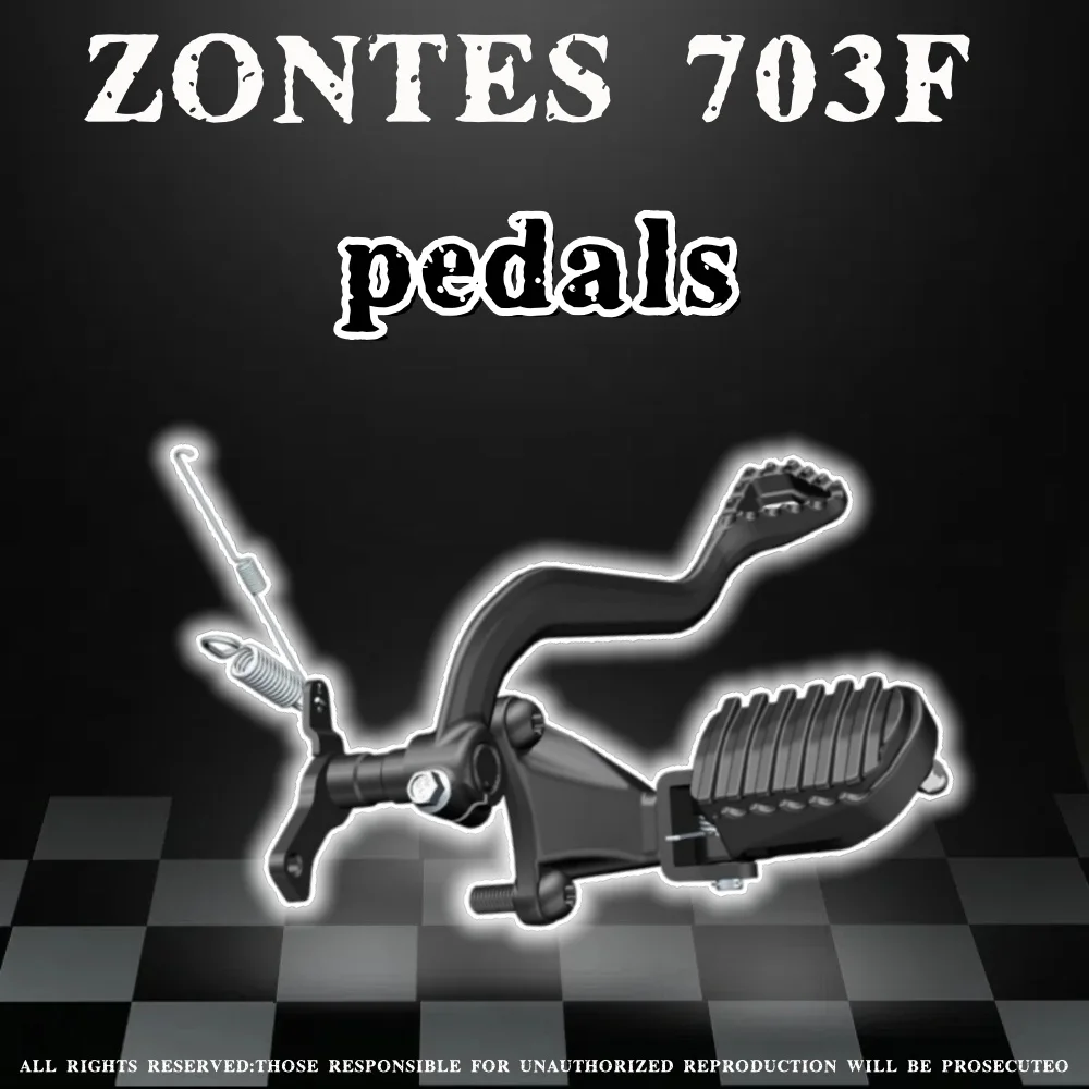 

Мотоциклетная правая ножная педаль тормоза, рокер, педаль тормоза, вращающийся коромысло, кронштейн для подставки для ног, оригинальный для ZONTES ZT703F 703F