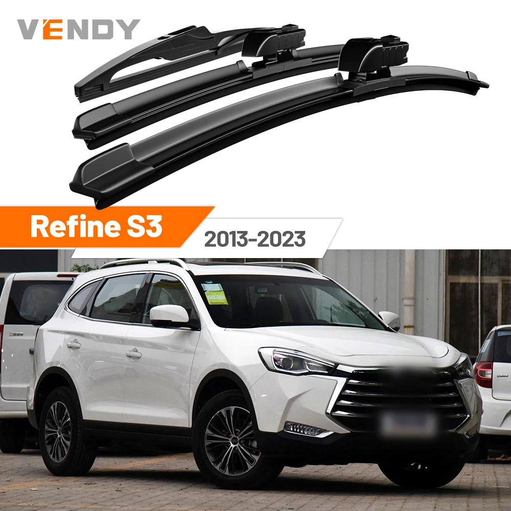 Für JAC Refine S3 2013-2023 2014 2015 2016 2017 2018 2019 2020 2021 Vordere & Hintere Windschutzscheiben-Wischerblätter Scheibenwischer-Set