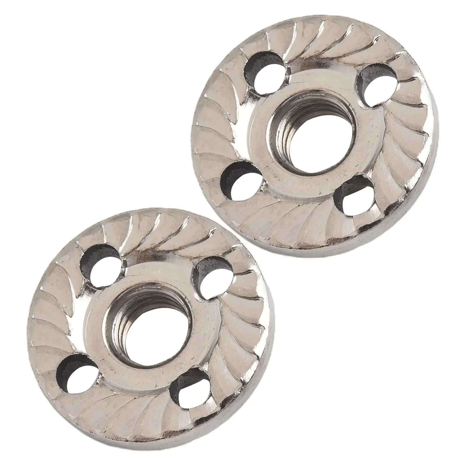 Platen Cover Pressure Plate 100 Type 2pcs Cover Fitting Tool Four-hole Hexagon Nut Metal Power Tools Polishing