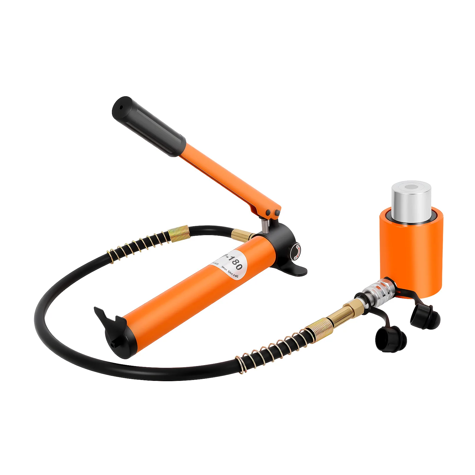 Pompa idraulica a sezione singola 20T Martinetto idraulico 350CC, martinetto corto a cilindro idraulico BSC-20 + CP-180 per sollevamento, piegatura