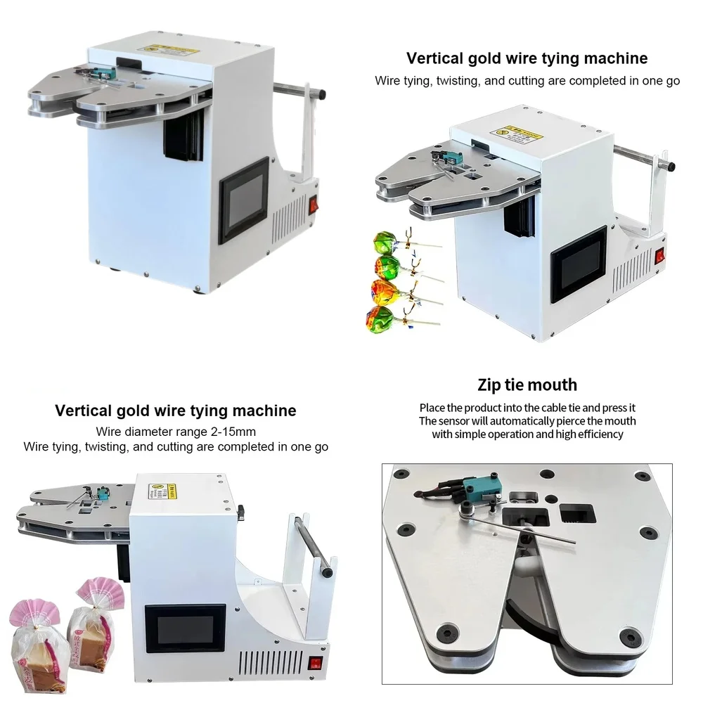

（2026）hotKJ-315 Sensor-Operated Tyer - 2-15mm Wire Compatibility & Cup/Film Sealing Solution