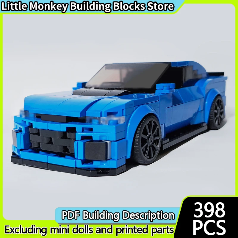 

Speed Racing Car Model MOC Building Bricks ZL1 Muscle Sports Car Modular Technology Children Holiday Gifts Assemble Toys Suit