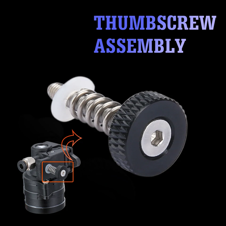 DDB THUMBSCREW ASSEMBLY for tech mini extruder Mini Bowden Extruder kit for Drivegear kit dual drive gear extruder