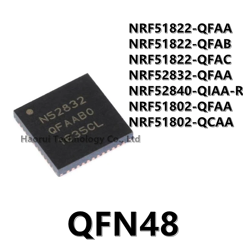 (10pcs) Original NRF51822-QFAA QFAB QFAC -R 51802-QFAA QCAA QIAA 52832 52840 Chip IC