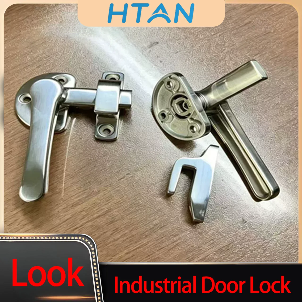304 Stainless Steel Rotary Handle Lock for Steam Cabinets Kitchen Freezers And Door Seals Durable Hardware for Home Appliances