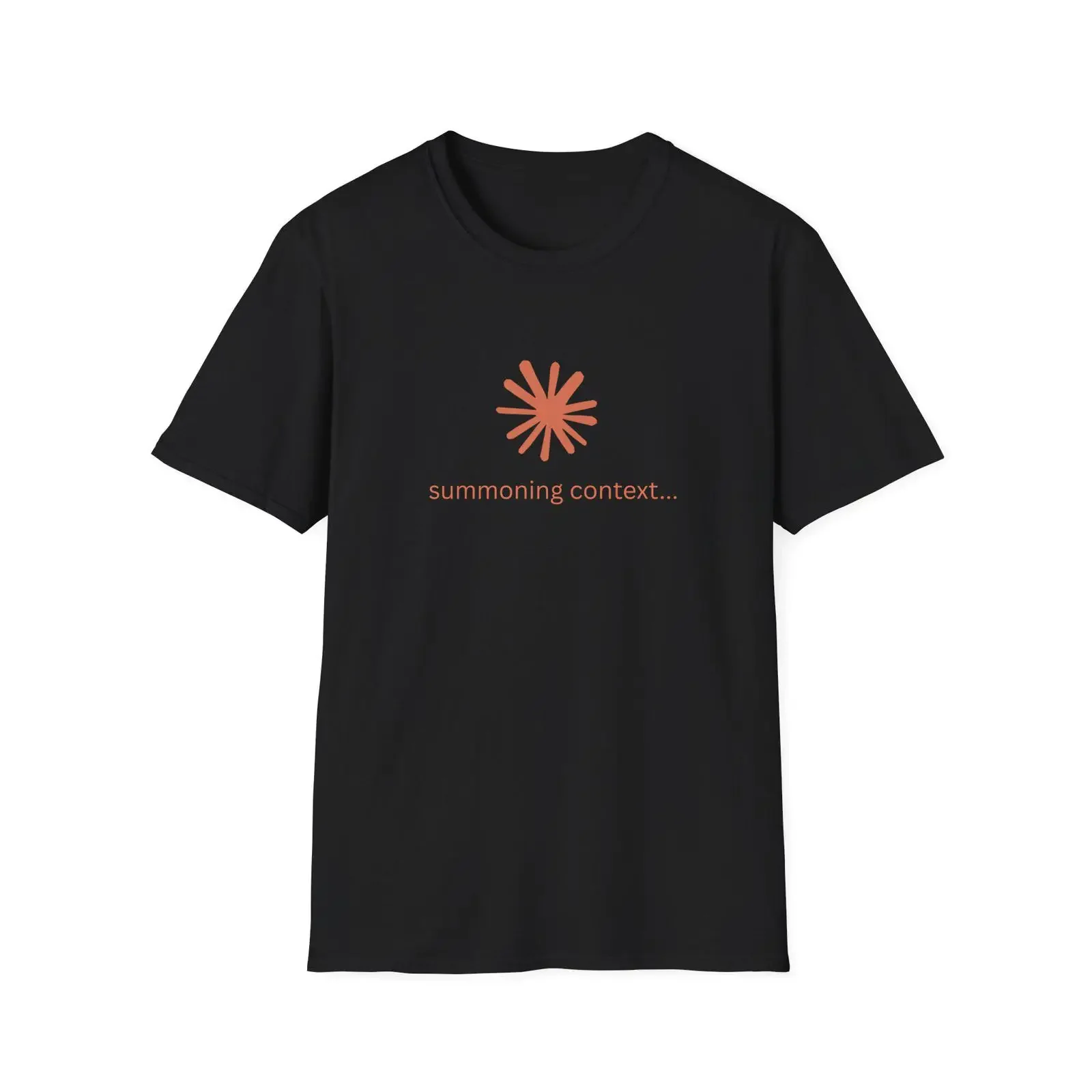 summoning context starburst T Shirt vintage Washed Unisex Versatile graphic Slightly designer clothes Comfortable streetwear