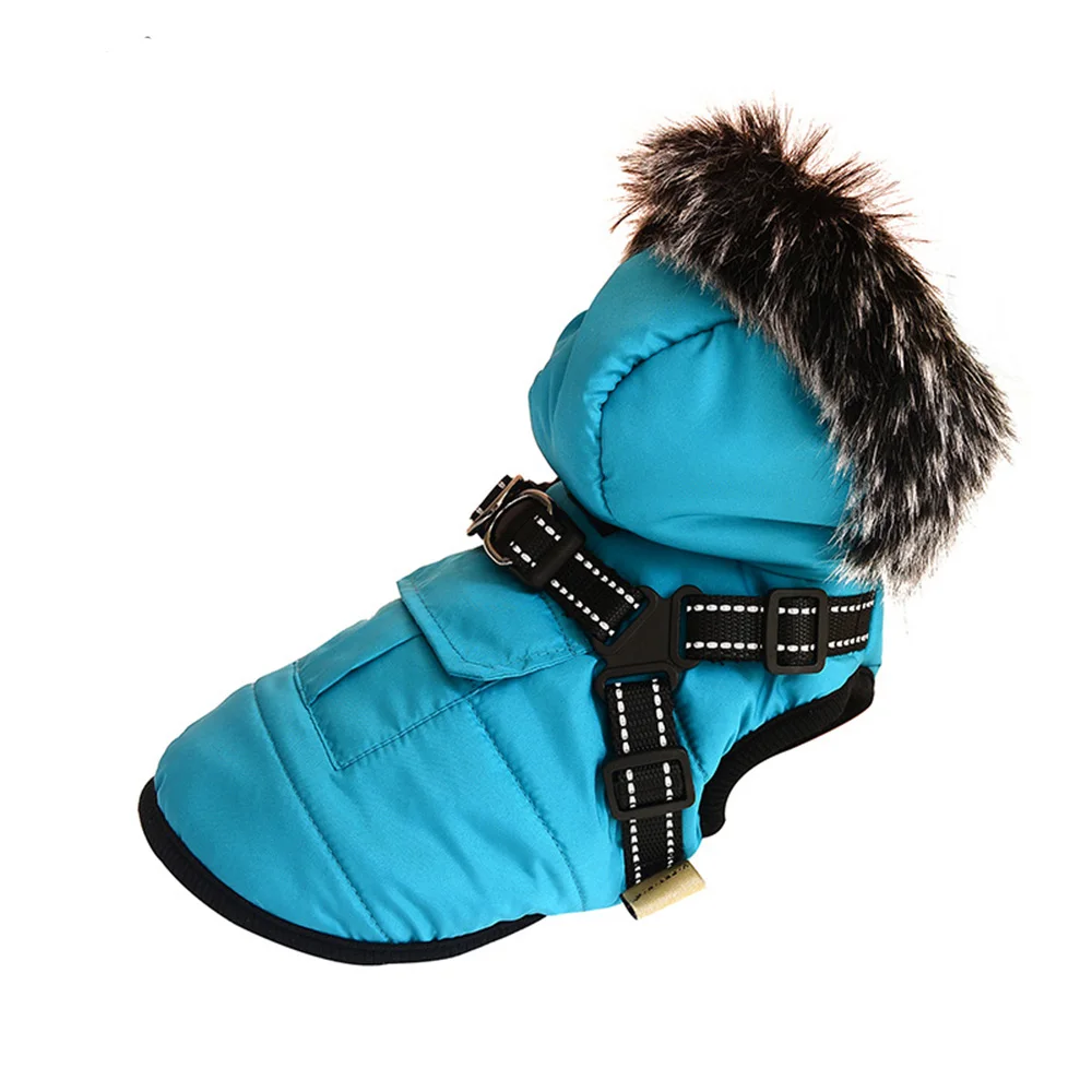 Dogs and Cats Coat Jacket Pet Vest Harness Collars Design Puppy Warm Hoodies Clothes 5 size 3 colors