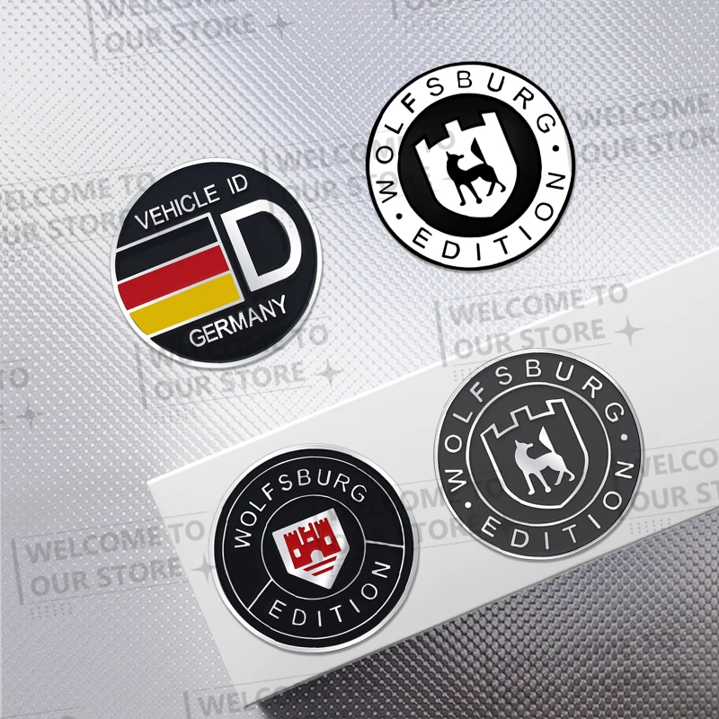 Car Sticker German Wolfsburg Edition Grille 3D Metal Logo Badge Decal Rear Trunk Emblem For Golf Polo MK3 MK4 MK5 MK2 MK6 MK7