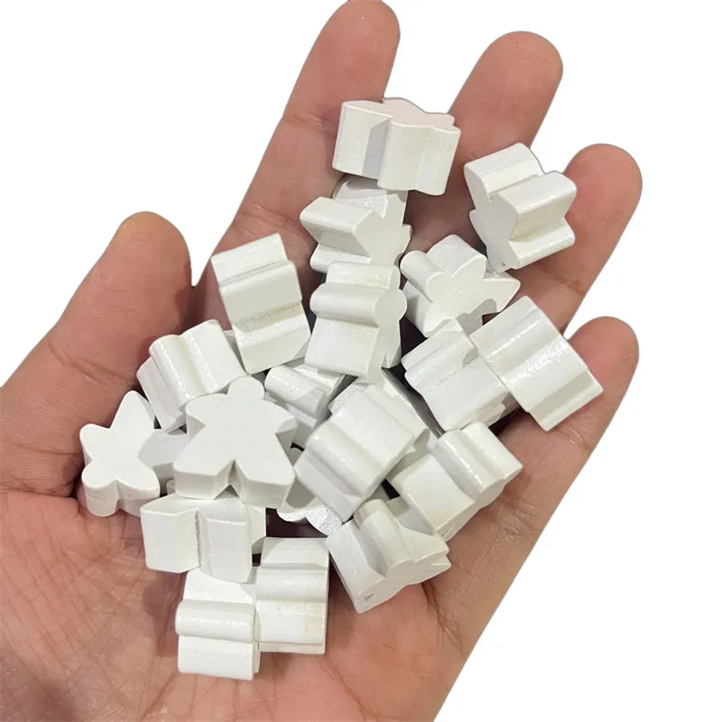 100 Meeples En Bois Multicolores – Accessoires Pour Jeux De Société, 10 Couleurs (Création DIY, Remplacement Pièces)